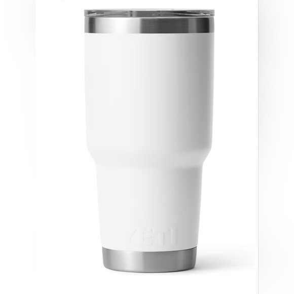 YETI Rambler 30oz Stainless Steel Vacuum Insulated Tumbler w/MagSlider Lid White - Picture 4 of 8